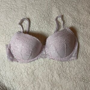 PINK Victoria's Secret Purple Lace T-Shirt Bra